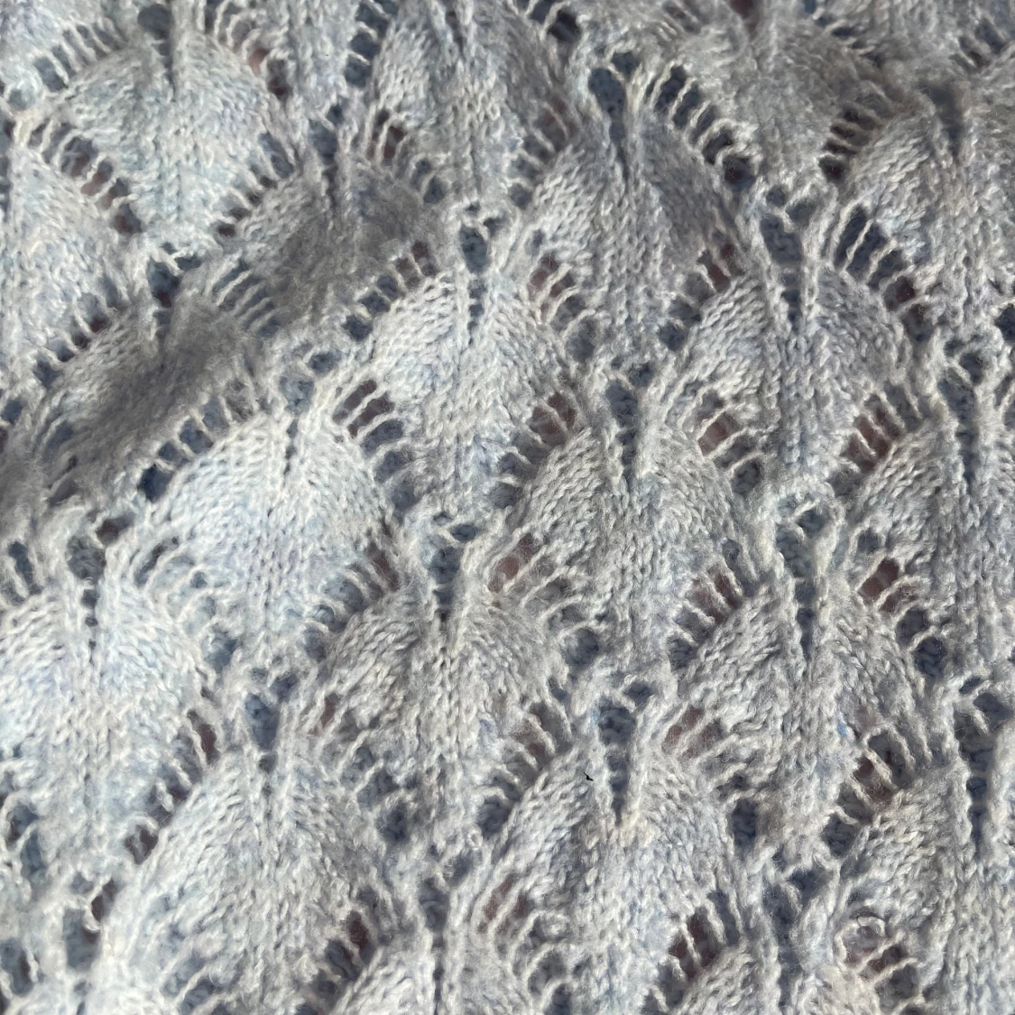 Ljusblå stickad tröja från JDY - 1