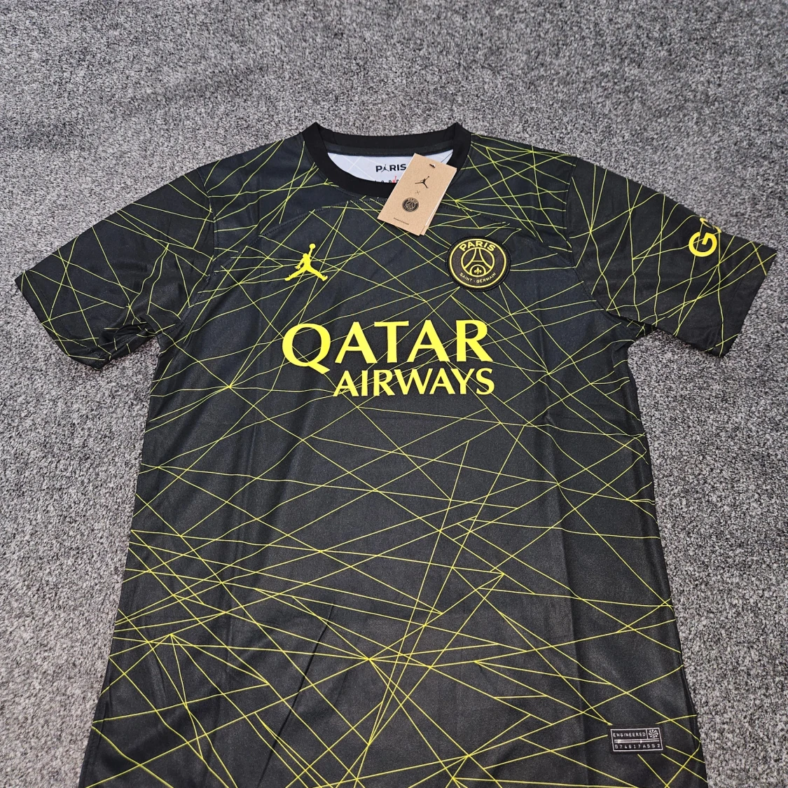 PSG x Jordan svart matchtröja