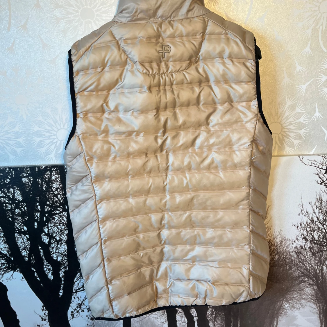 Beige dunväst från Pelle P, M - 1