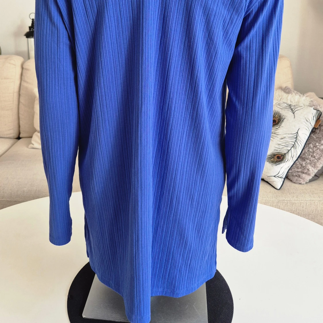 Lång blå långärmad topp * stl M * Monki - 1