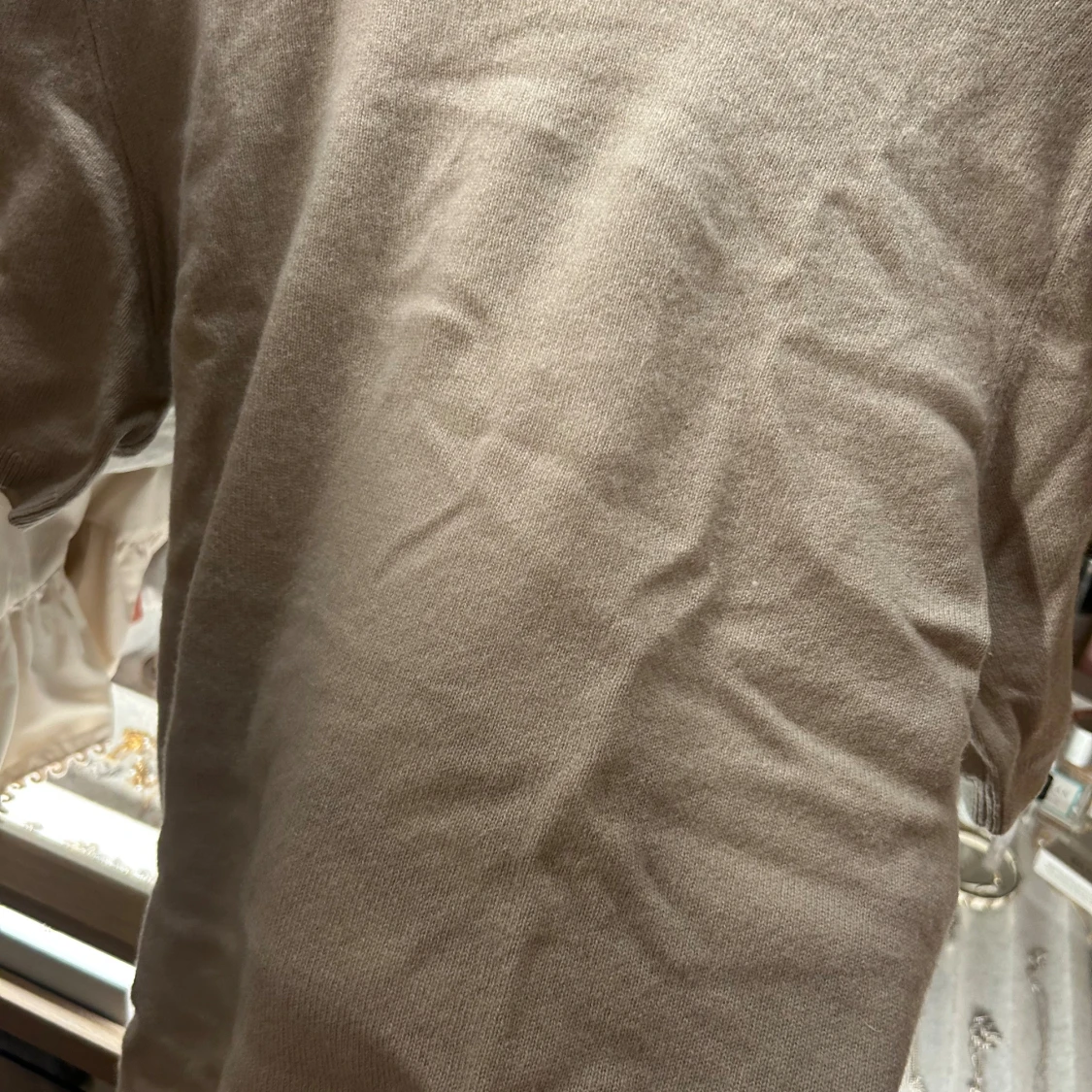 Beige kashmirtröja från Soft Goat - 1