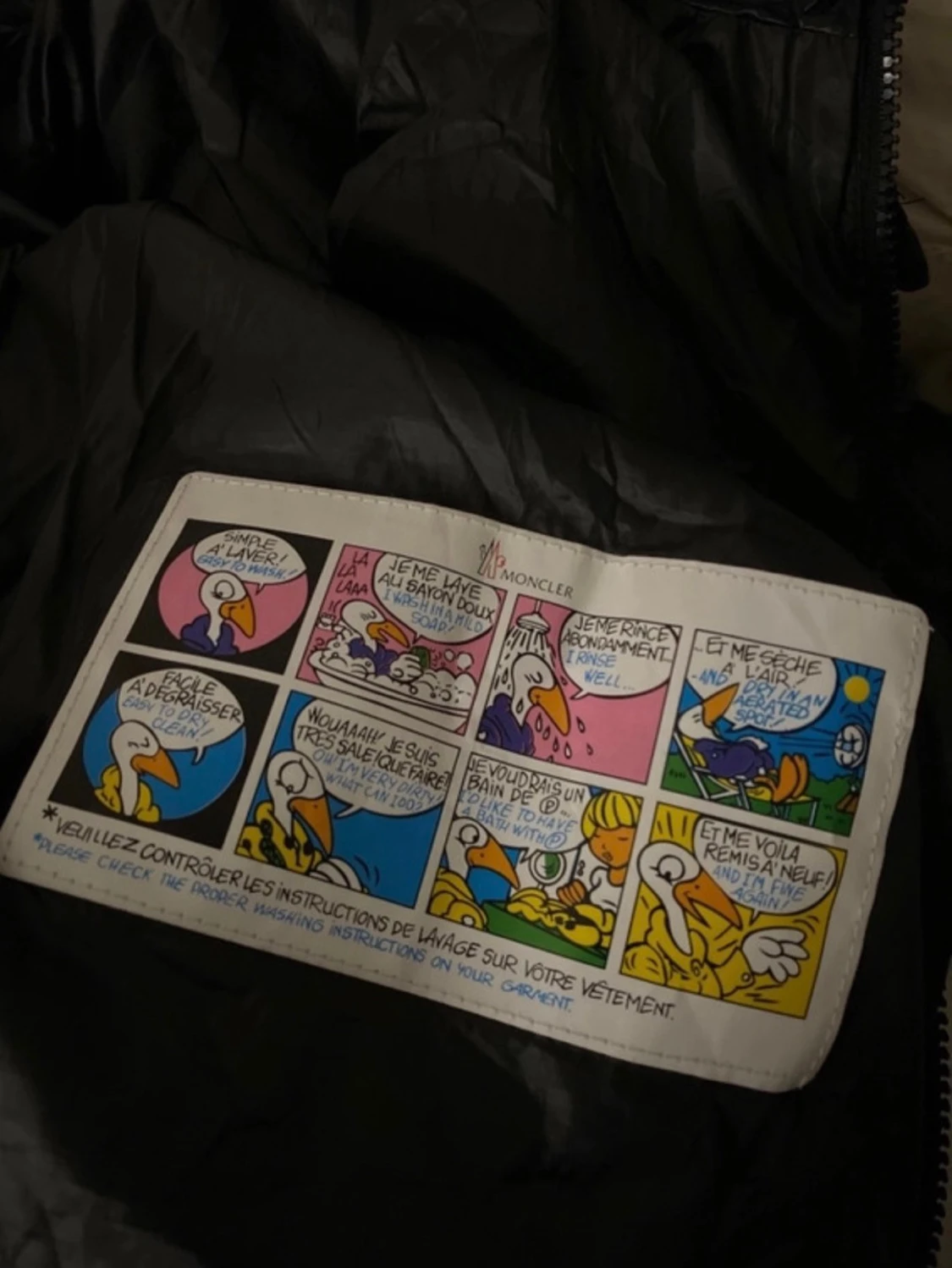 Svart pufferjacka från Moncler - 2