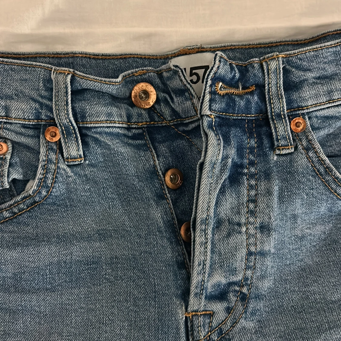 Blå jeansshorts från lager 157 - 1