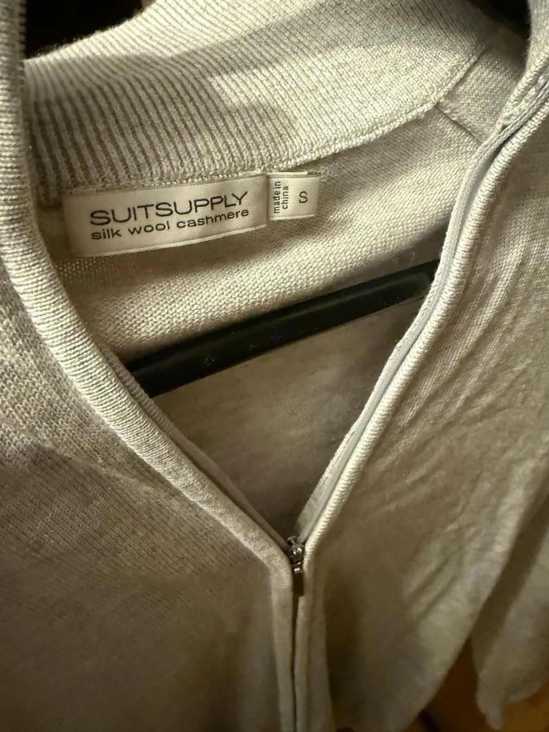 Ljusgrå kofta från Suitsupply S - 3
