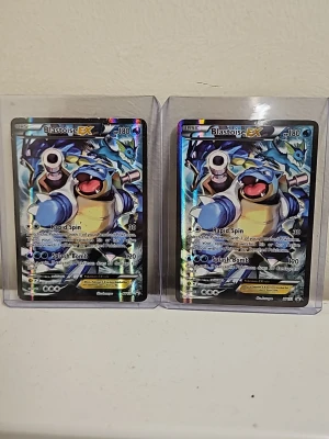 Pokémonkort - BlastoiseEX XY122 (Holo-folie) - Ge gärna bud