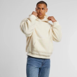 Vit teddyhoodie från H&M - Vit teddyhoodie från H&M i mjukt och fluffigt material. Bekväm, varm och perfekt för avslappnade vardagsoutfits.