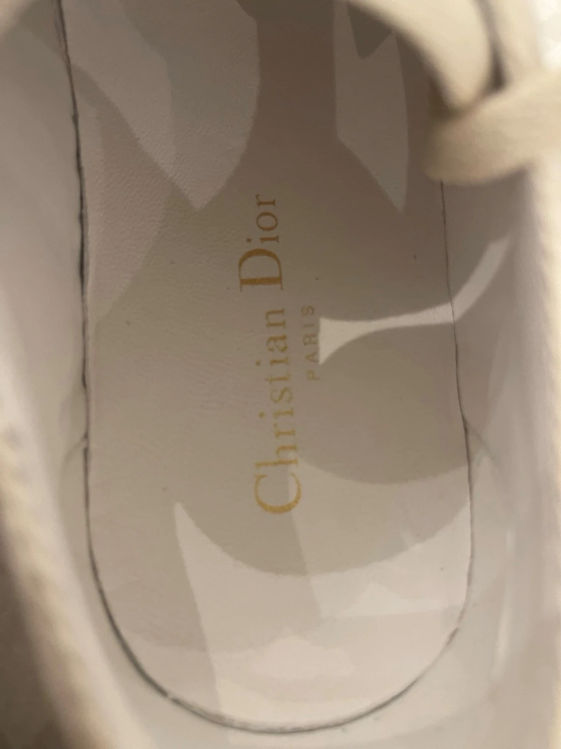 Dior Oblique sneakers i beige och blå - 5