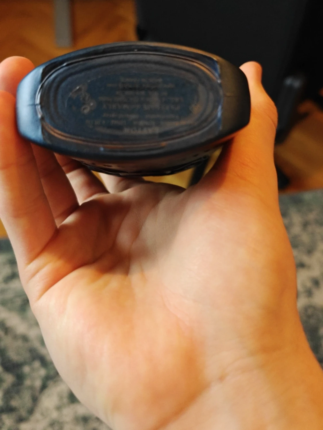 Elegant blå parfymflaska - 2