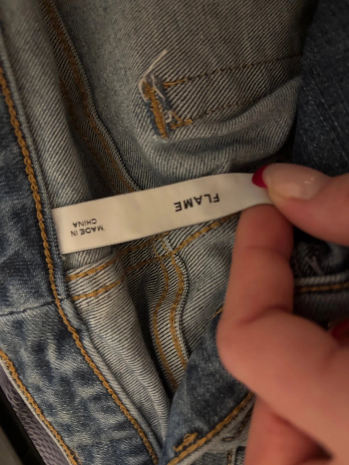 Weekday Flame bootcut jeans ljusblå - 3