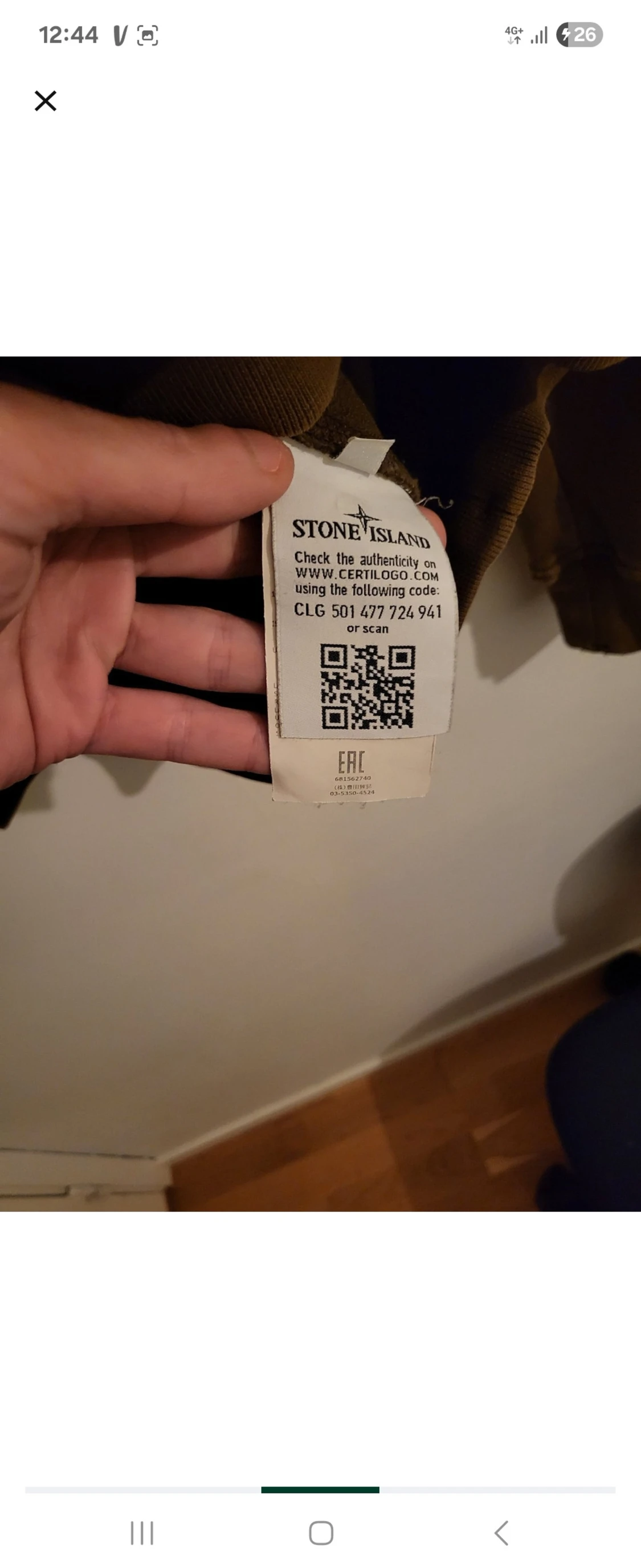 Olivgrön sweatshirt från Stone Island - 2