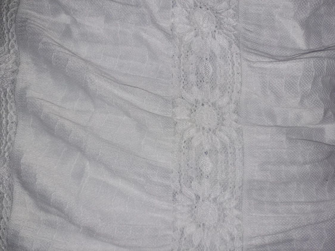 Vit blus med spets från Vero Moda - 1