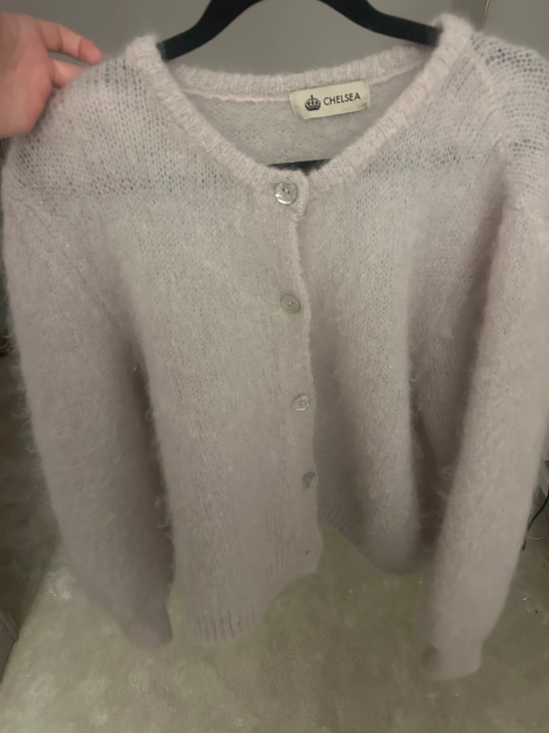 Beige/grå kofta - 1