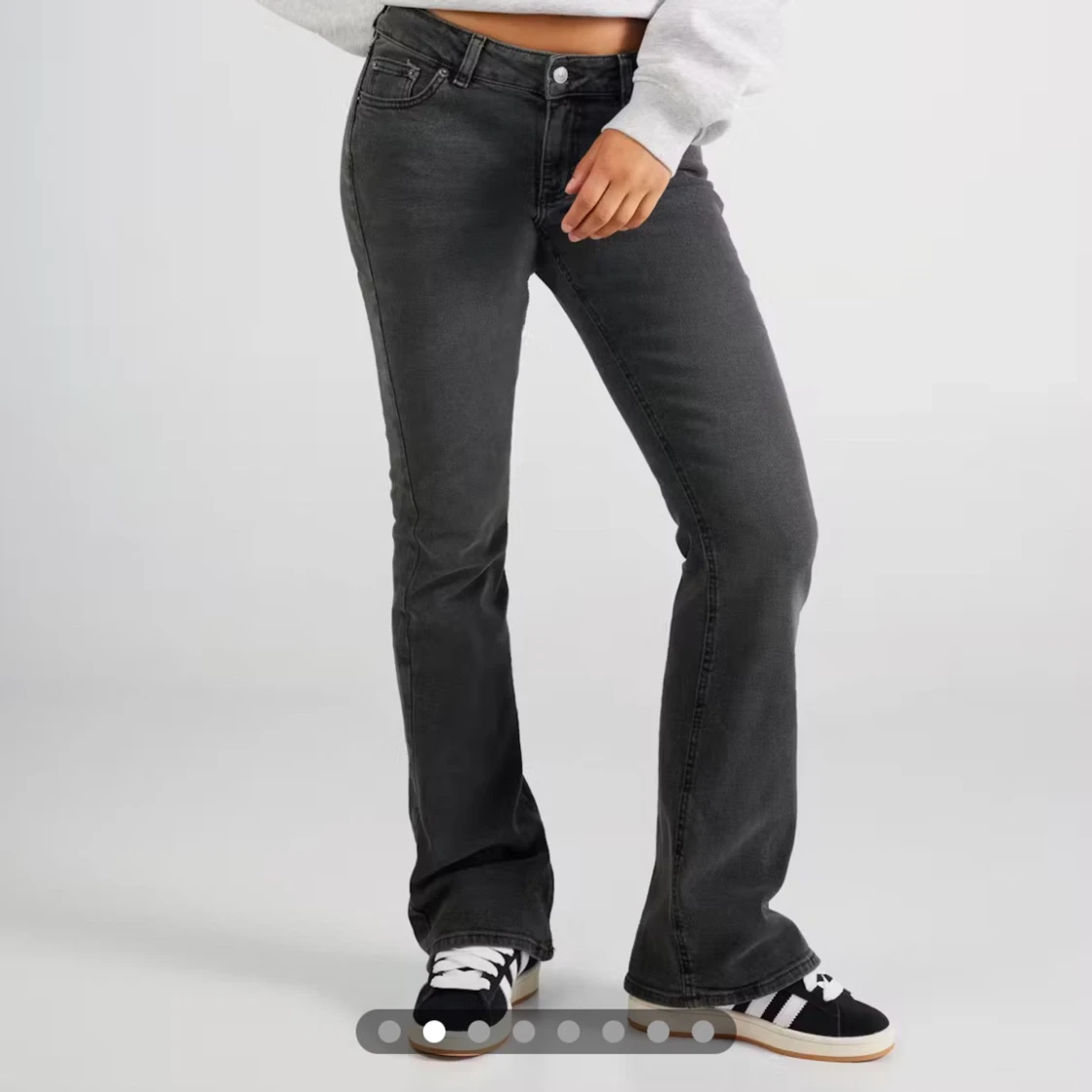 Bootcut svarta/gråa jeans från Junkyard  - 1