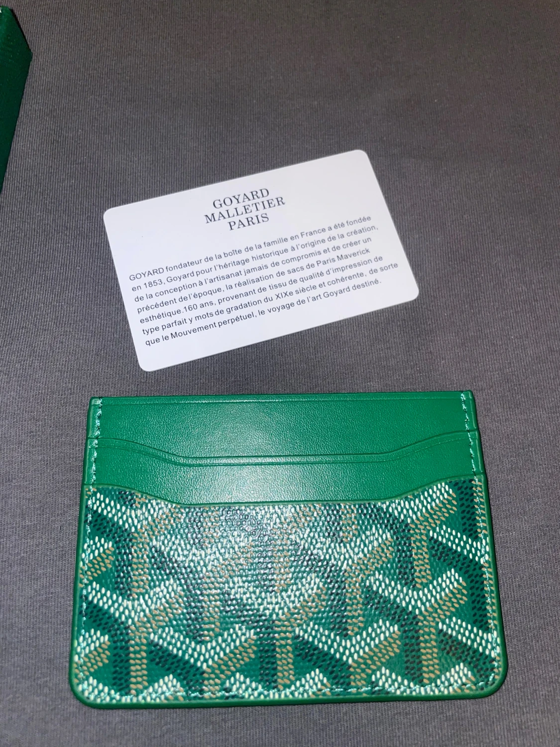 Grön G korthållare - 1