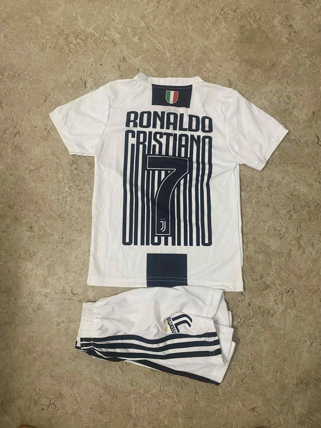 Juventus Ronaldo fotbollströja set - 1