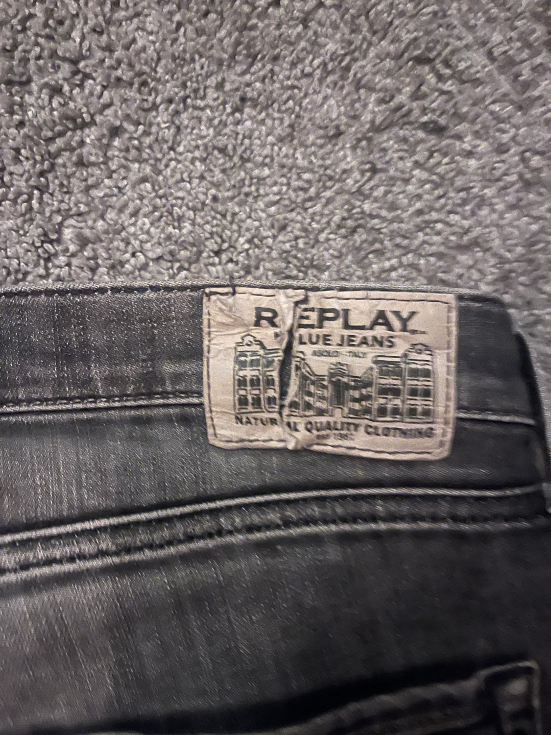 Replay svarta jeans straight fit - 2