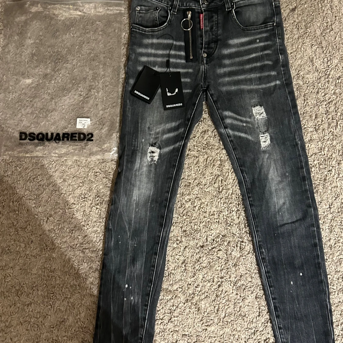 Svarta slim jeans från Dsquared2
