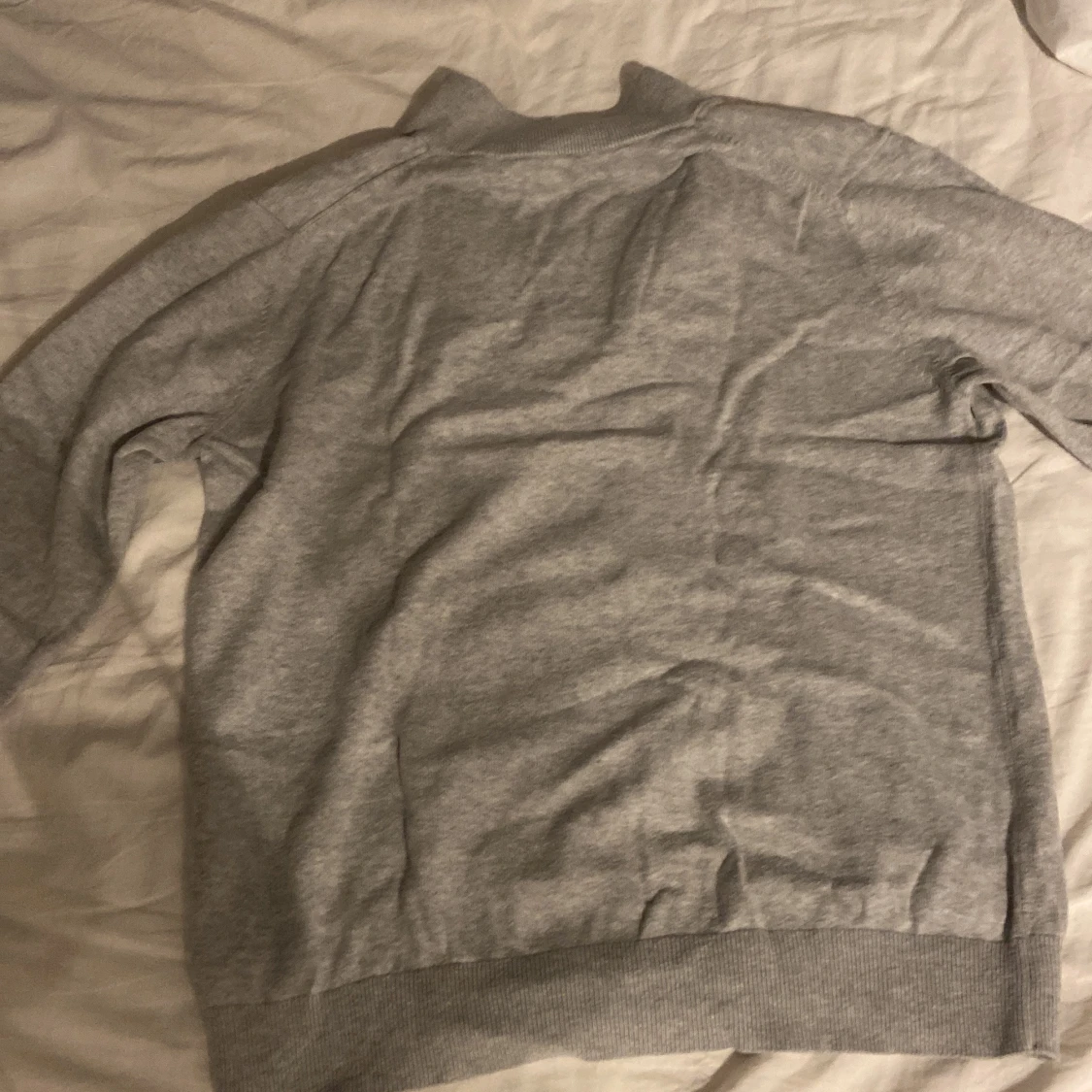 Grå half zip tröja från GANT - 2