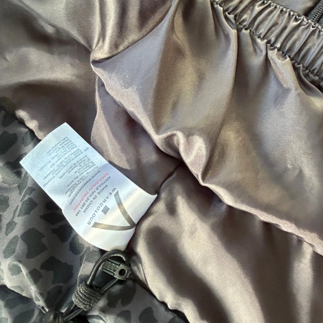 Leopardmönstrad vindjacka WearColour S - 3