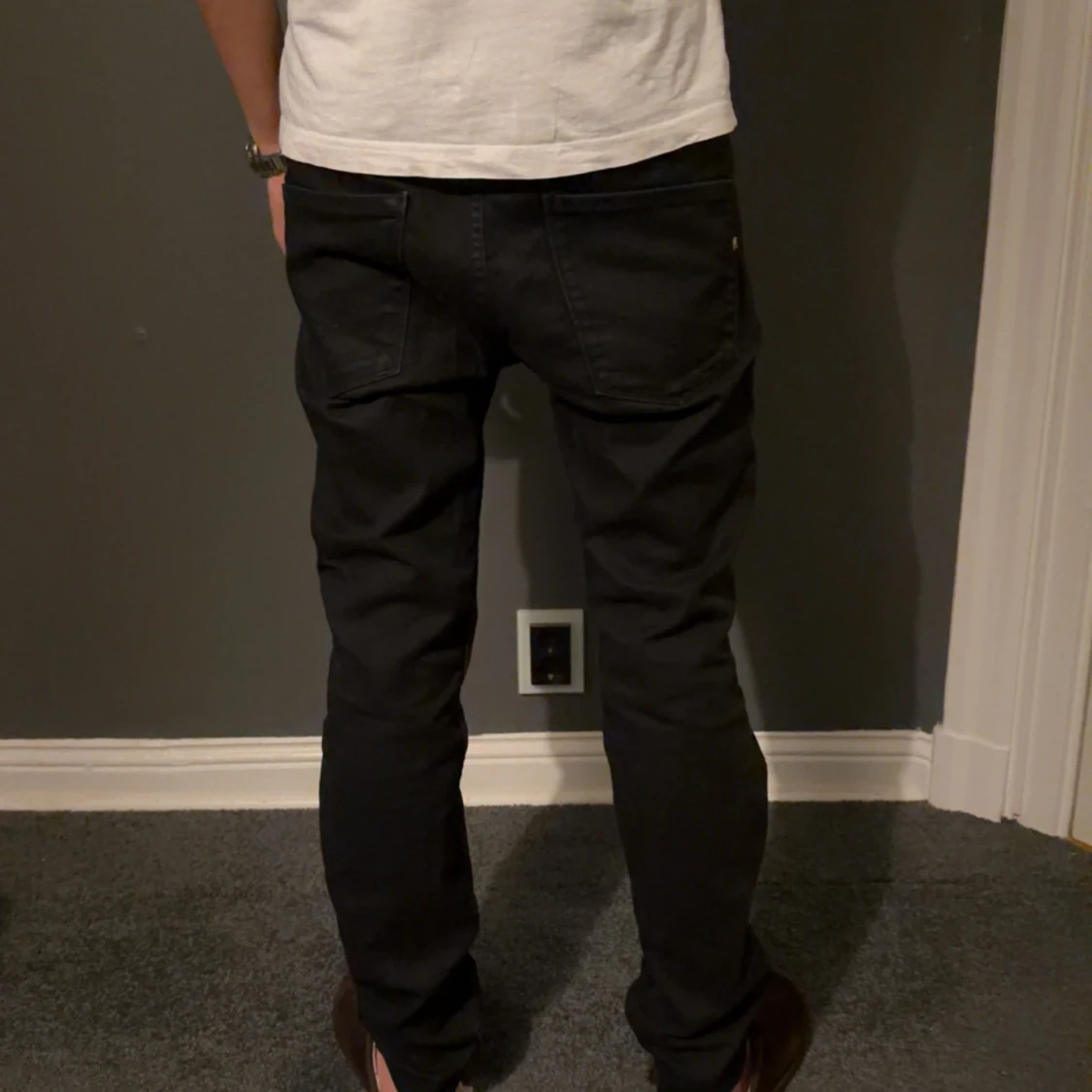 Svarta Replay Anbass jeans herr - 1