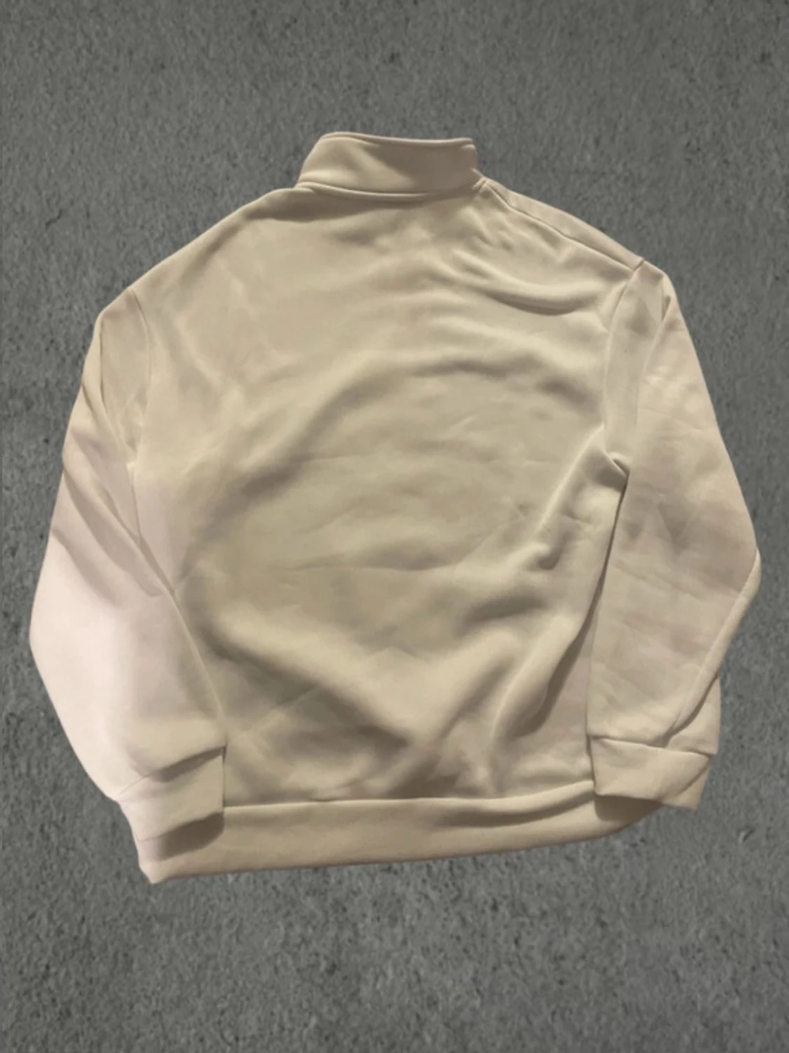 Vit halvzip tröja - 1