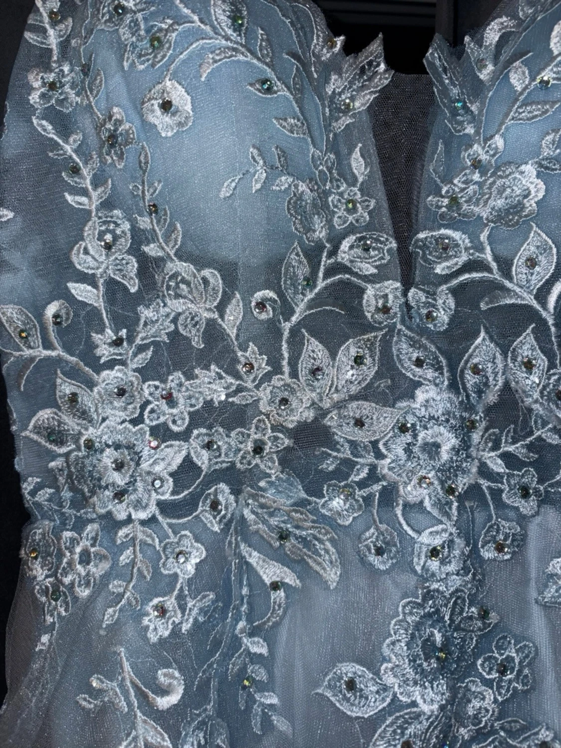 Ljusblå balklänning  - 5