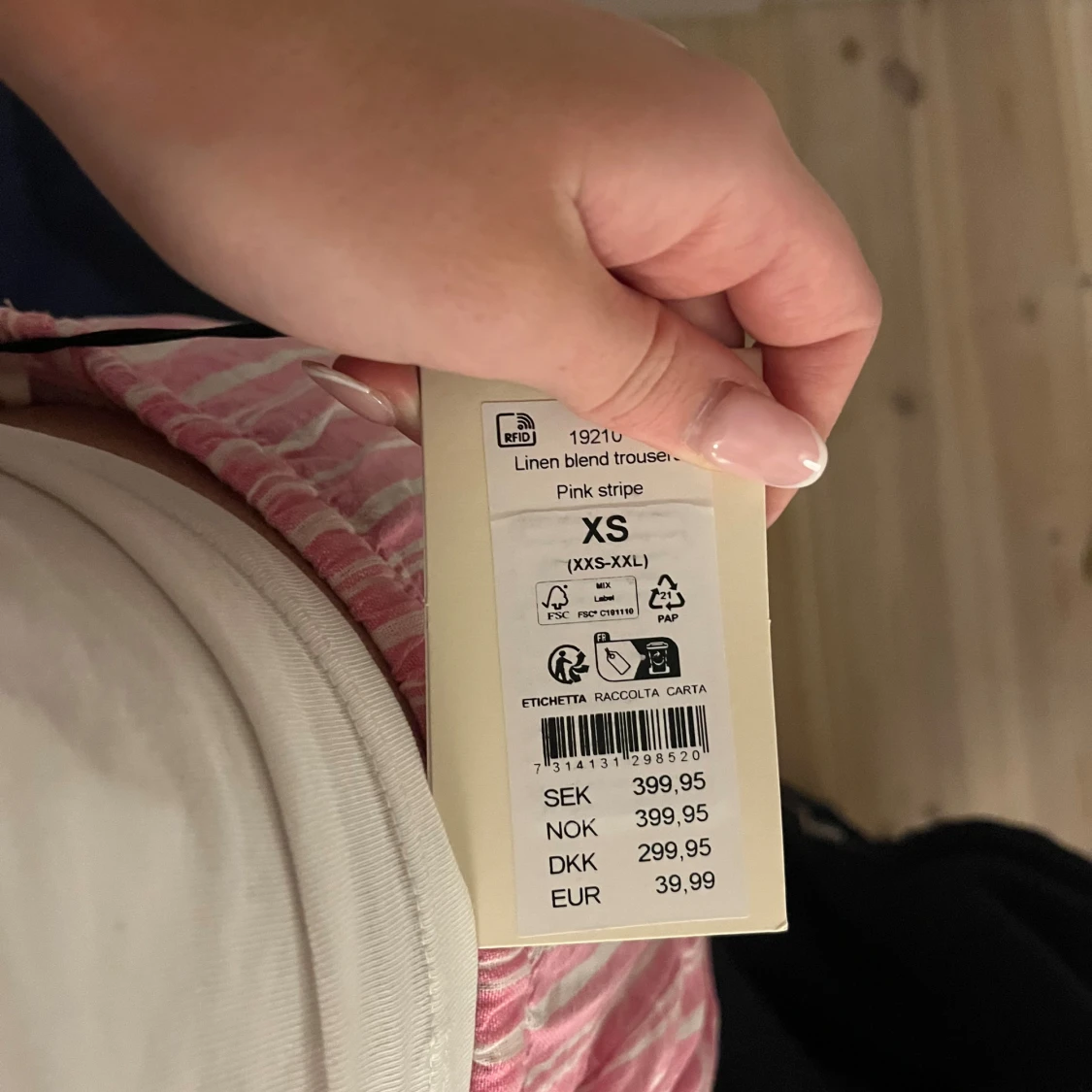 rosa pyjamasbyxor  - 3