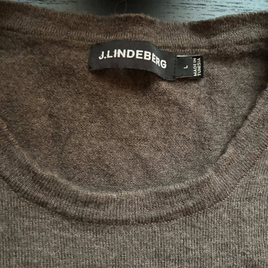 Brun stickad tröja från J.Lindeberg - 2