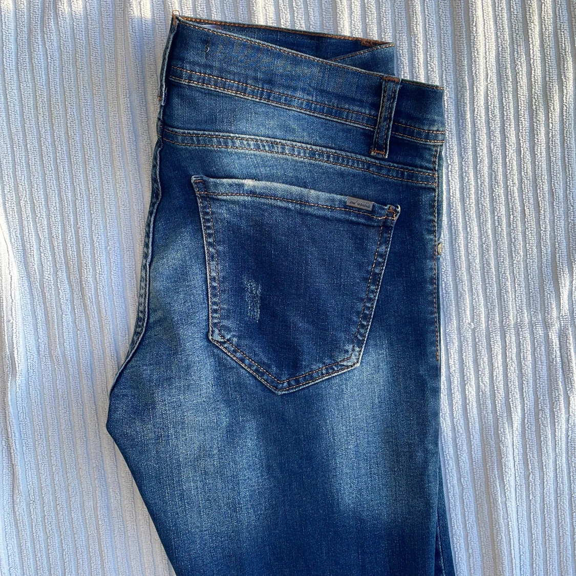 Dsquared2 blå slitna jeans - 2