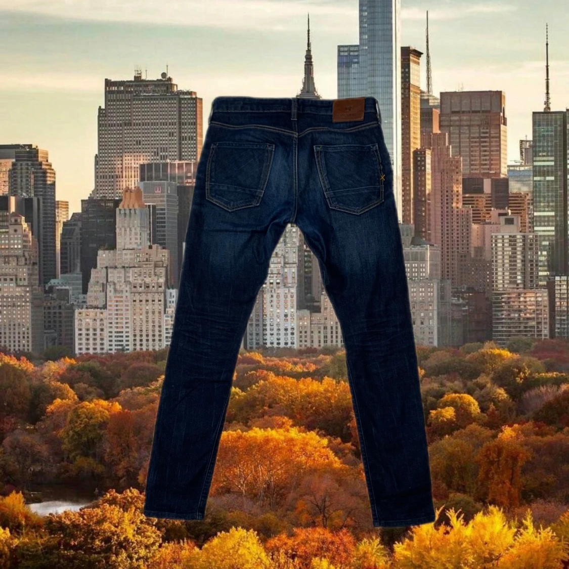 Mörkblå jeans från Scotch & Soda - 1