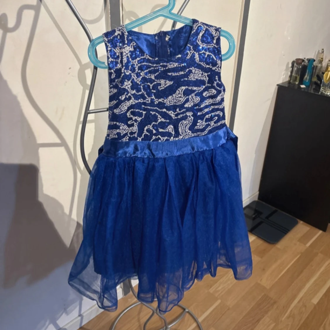 Blå barn klänning