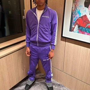 Palm Angels Tracksuit Lilla - Bra kvalité med en unik färg💜
