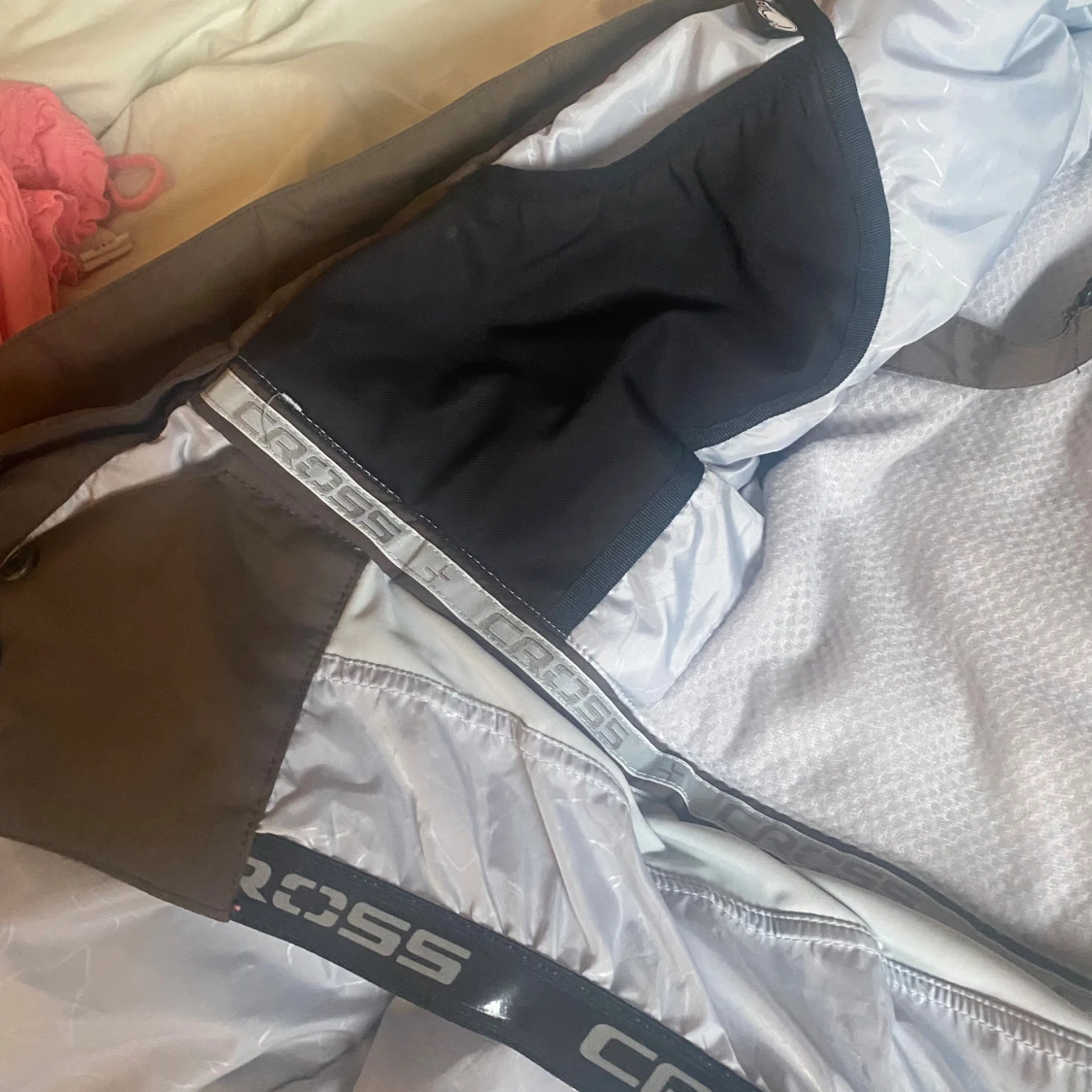 Brun skidjacka med rosa dragkedjor Cross - 3