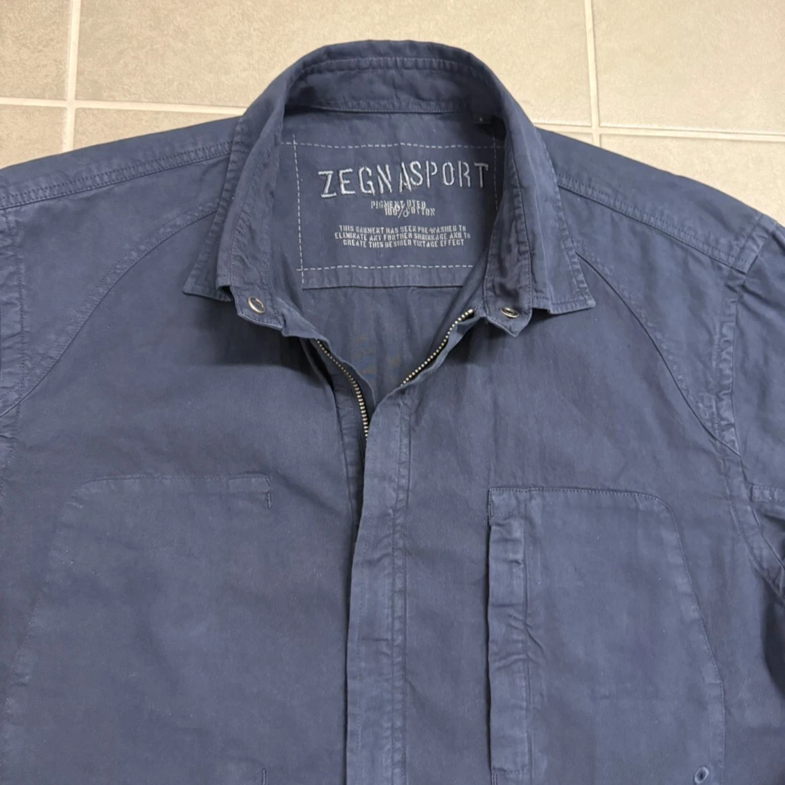 Mörkblå jacka från Zegna - 1