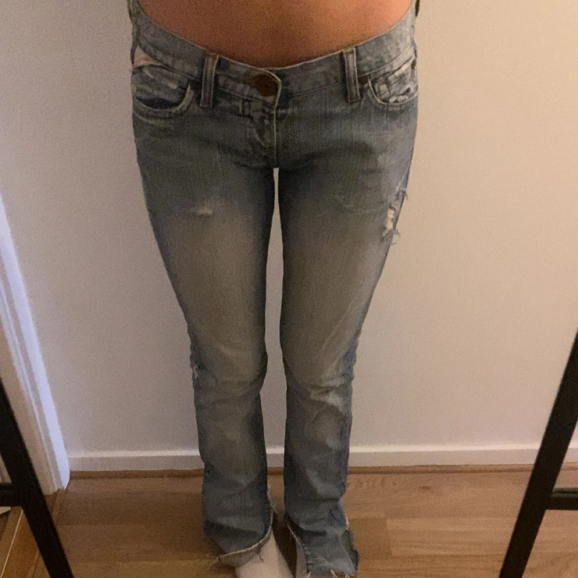 Replay ljusblå bootcut jeans