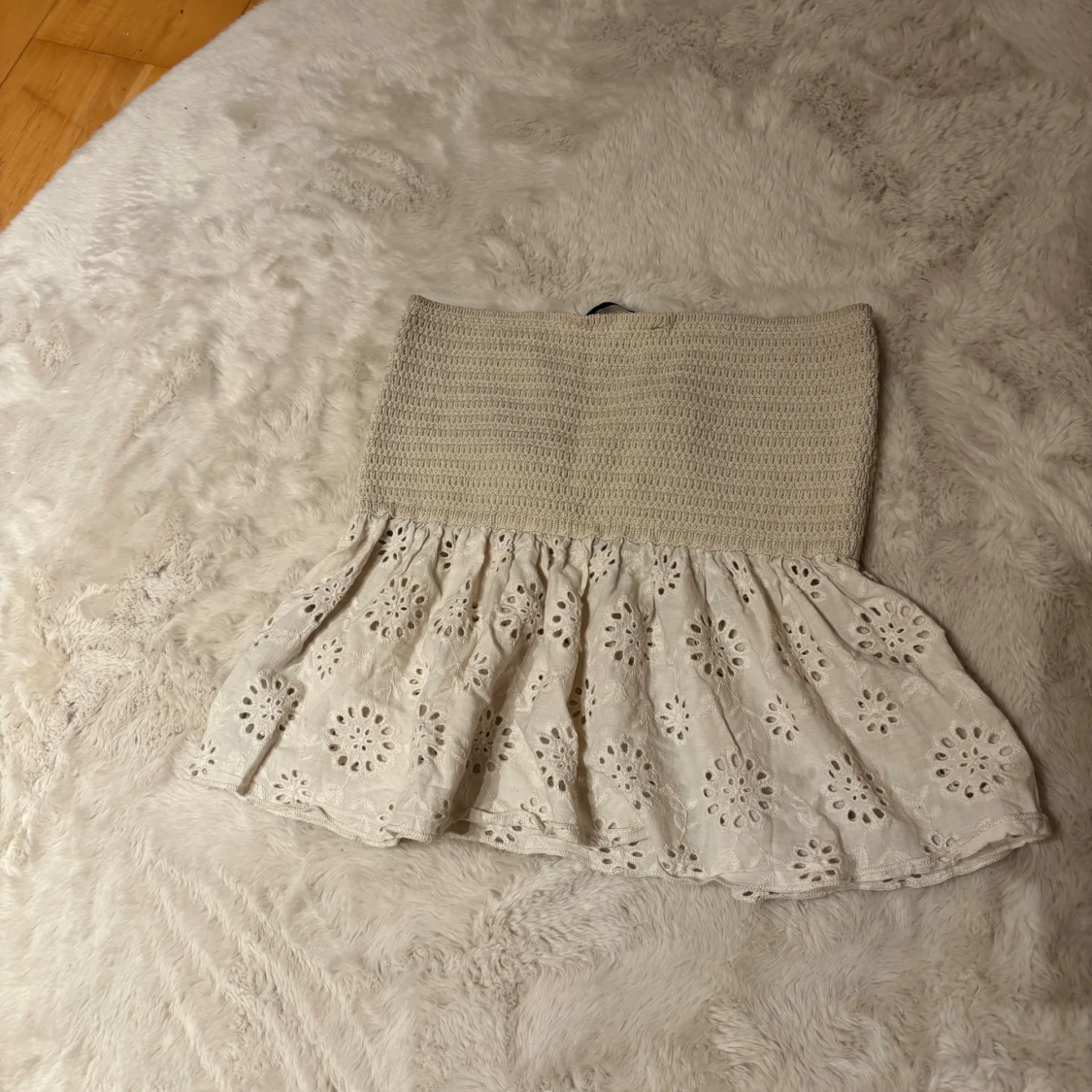 Beige topp från zara - 1