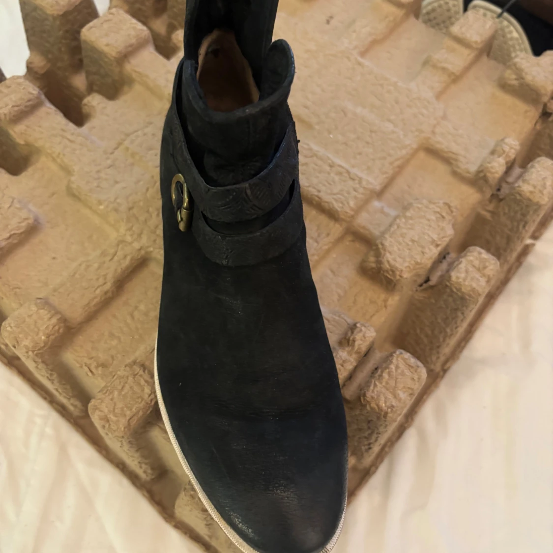 Svarta boots från MJUS i mocka - 3