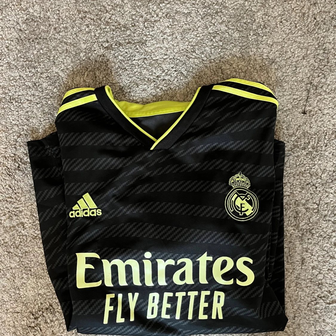 Real Madrid svart matchtröja Adidas - 2