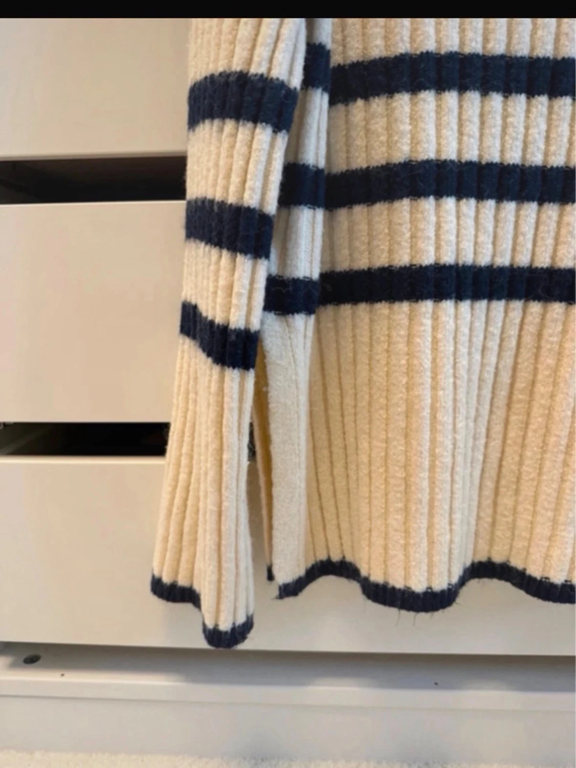 randig polo tröja - 1