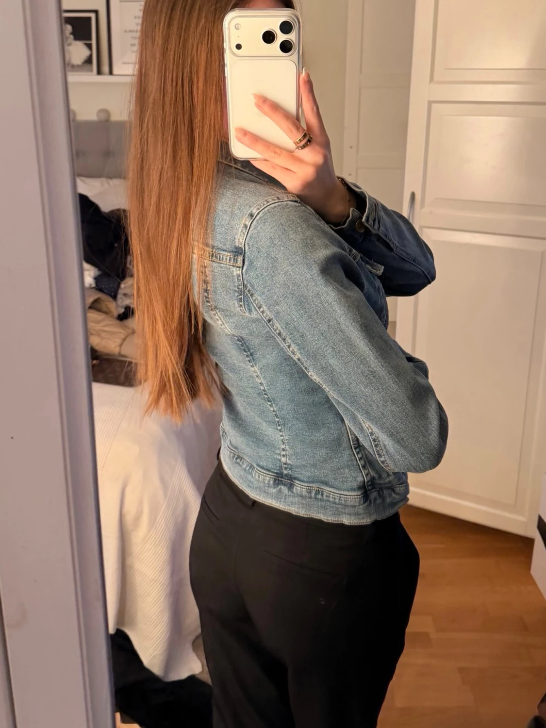 Klassisk blå jeansjacka - 2