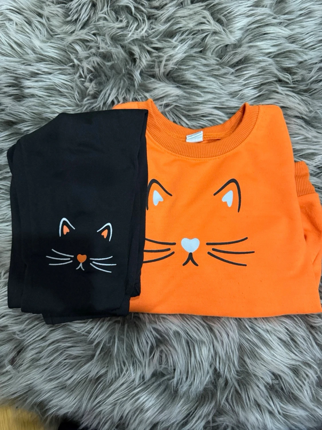 Orange och svart kattset - 1