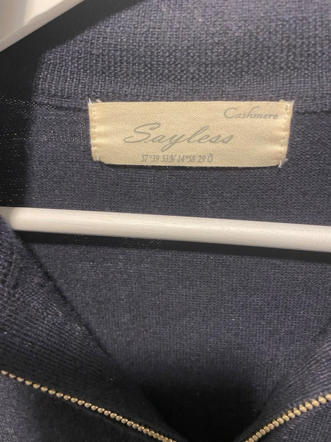 Cashmere Halfzip från Sayless - 2