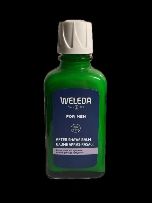 Weleda after shave -  Weleda After Shave Balm (100 ml) i grön glasflaska med blå etikett, speciellt för män. Perfekt för återfuktning av ansikte.