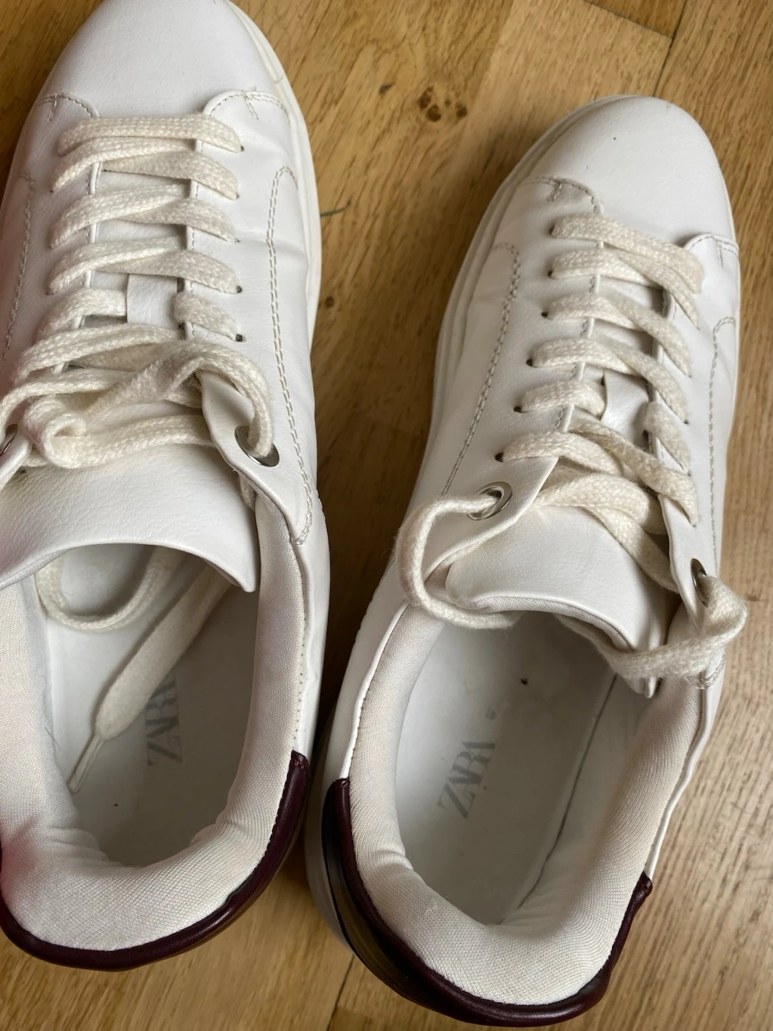 Zara Klassiska vita sneakers  - 3