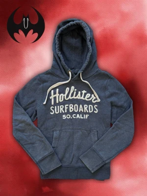 Vintage Hollister Hoodie - Säljer denna sällsynta Hollister hoodie | Mycket bra skick | size S | Längd: 63cm Bröstvidd: 52cm Armlängd: 63cm | Skyltdocka: M — 48 cm axlar, 75 cm midja | Lägg endast bud med avsikt att köpa nu, inga fördröjning! Pris är inte hugget i sten!