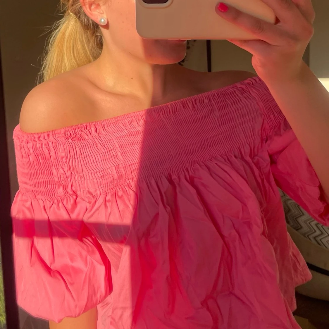 Rosa offshoulder topp🩵 - 1