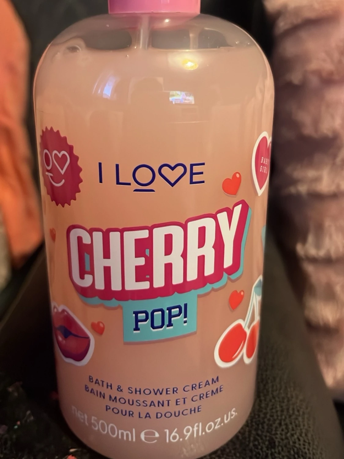 I Love Cherry Pop duschkräm 500ml - 1
