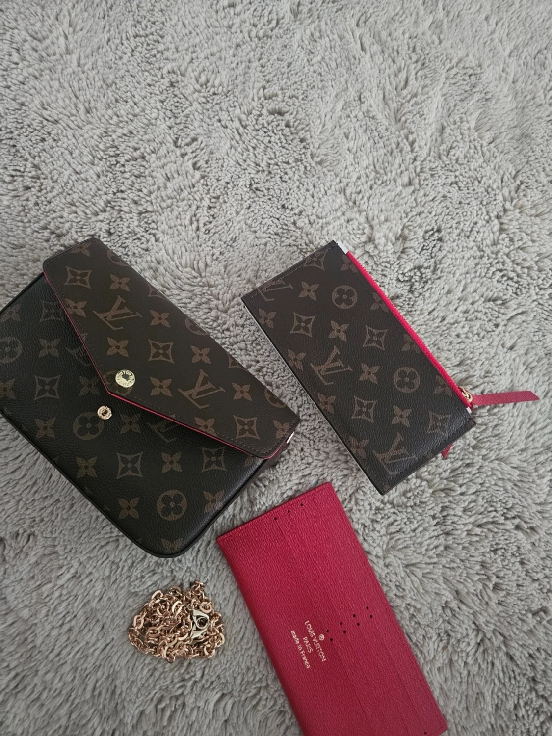  monogram plånbok set - 1
