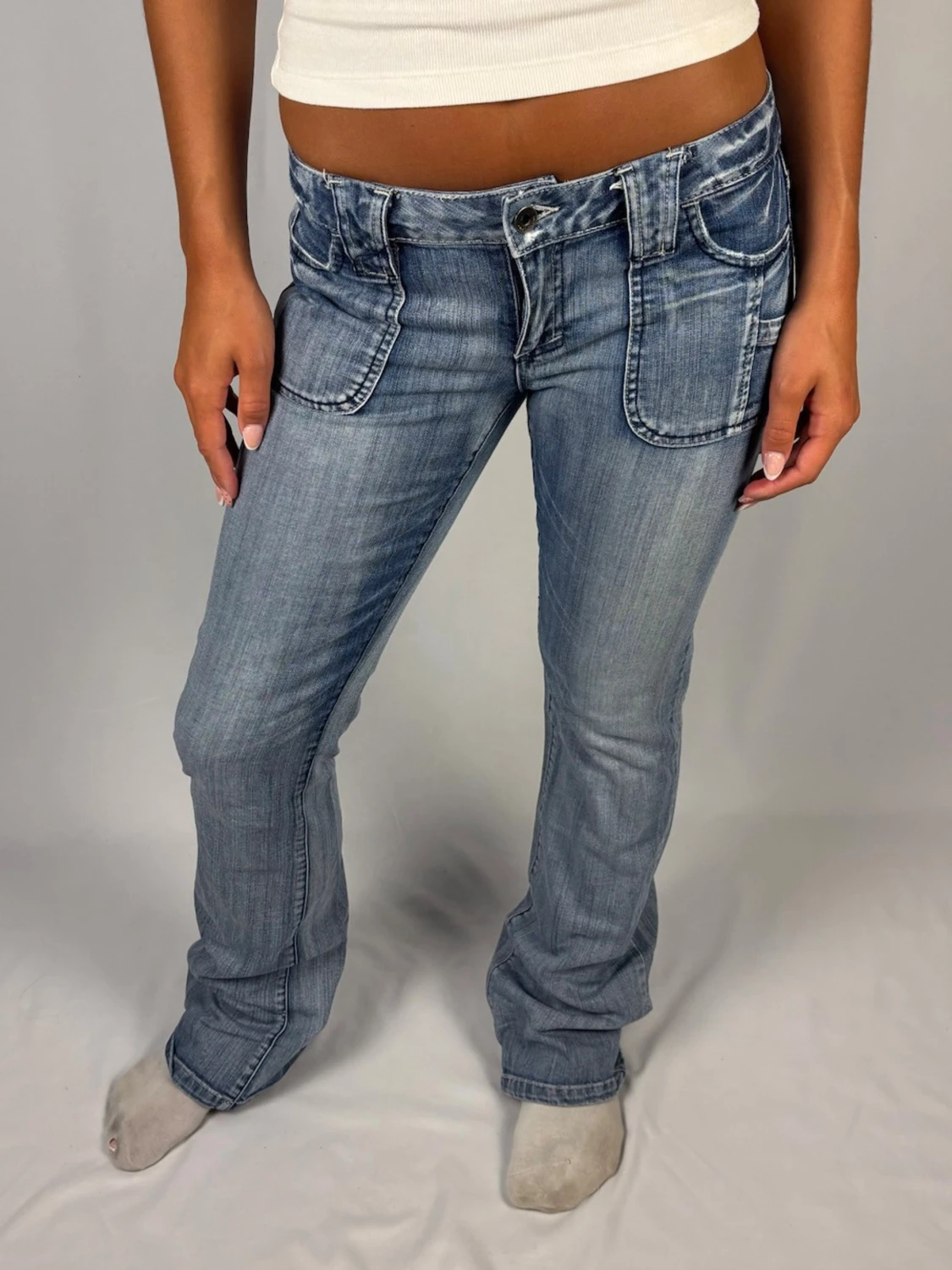 Såå snygga lågmidjade jeans - 1