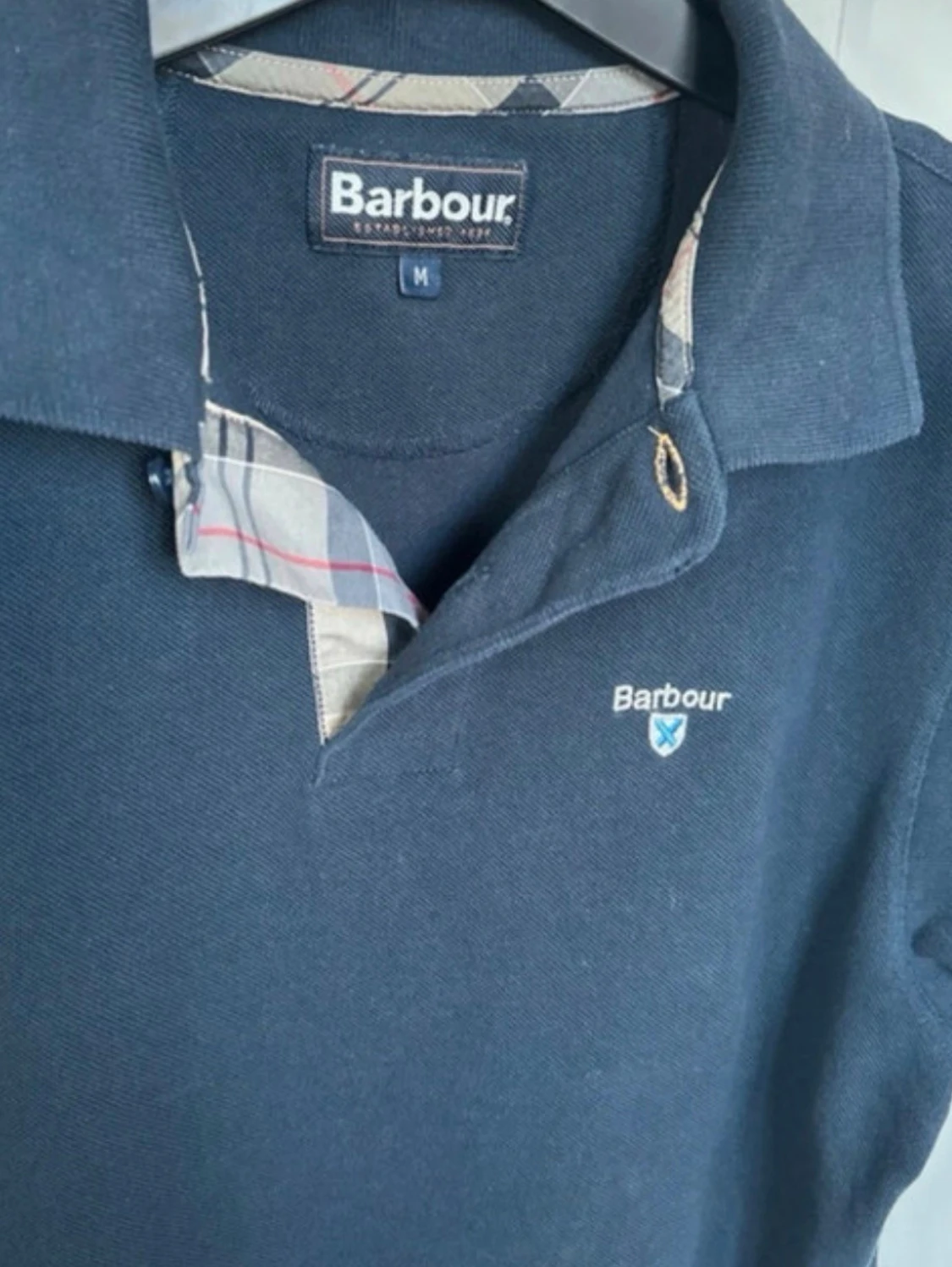 Svart pikétröja från Barbour - 3